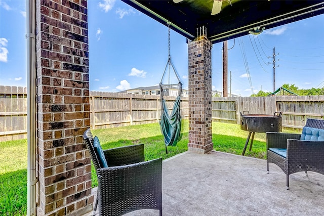 view of patio