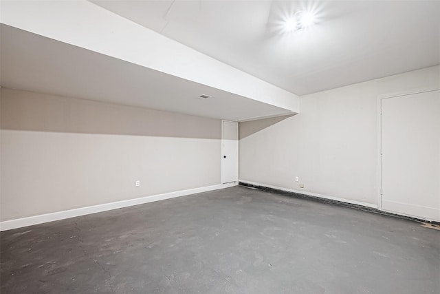 bonus room featuring vaulted ceiling