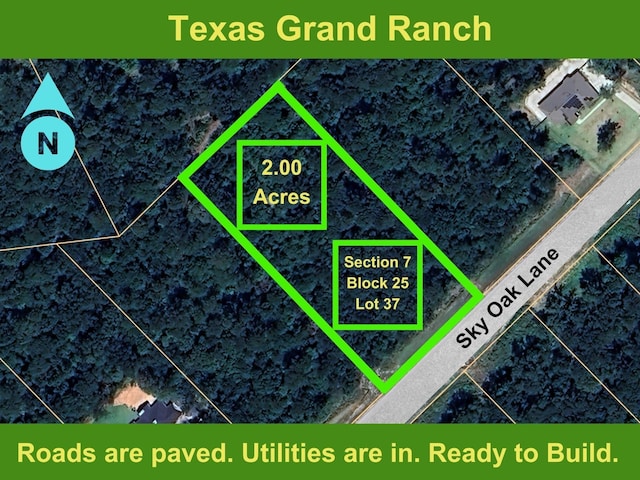 7-25-37 Sky Oak Ln, Huntsville TX, 77340 land for sale