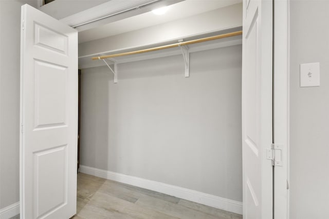 view of closet