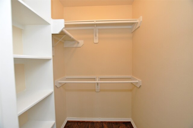 9210 Hidden Lake E Lake E, Magnolia, TX 77354 - walk in closet with dark wood-type flooring