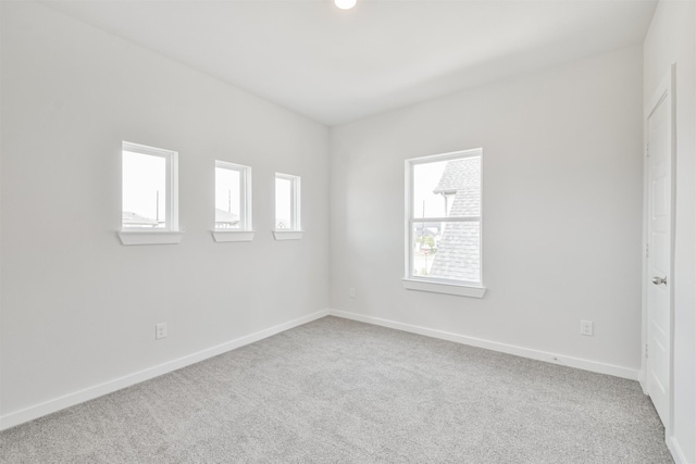 empty room with carpet floors