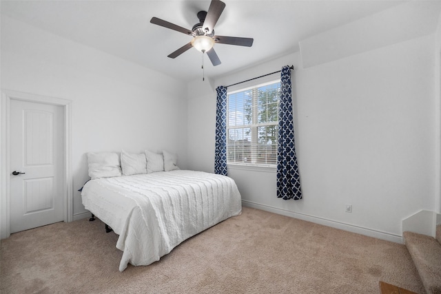 18007 Stari Most Ln, Houston, TX 77044 - bedroom featuring carpet flooring, baseboards, and ceiling fan