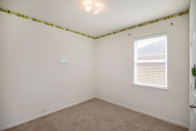 carpeted empty room with a healthy amount of sunlight