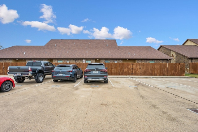 view of car parking