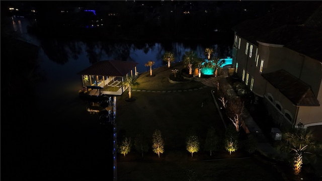 146 La Vie Dr, Montgomery, TX 77316 - exterior space with a water view