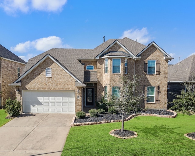 view of front of home featuring a front yard