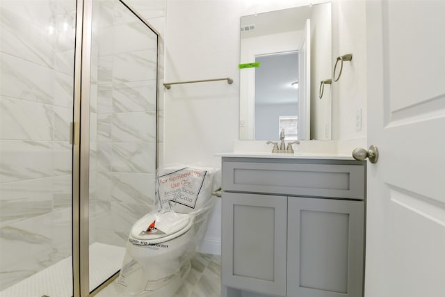 16119 Rustling Woods Rd, Conroe, TX 77302 - full bathroom with a stall shower and vanity