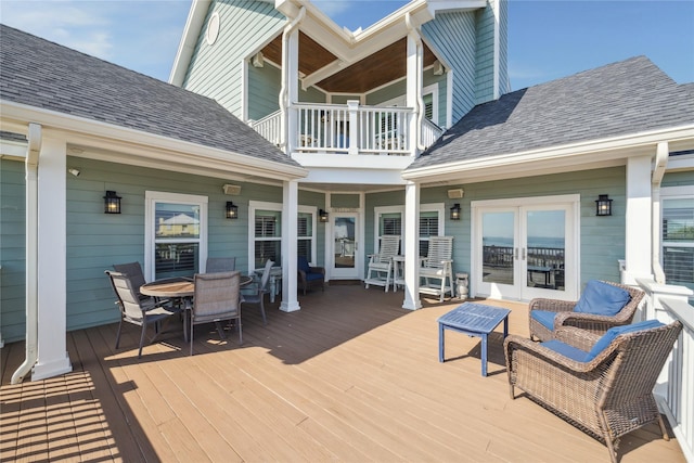 view of deck
