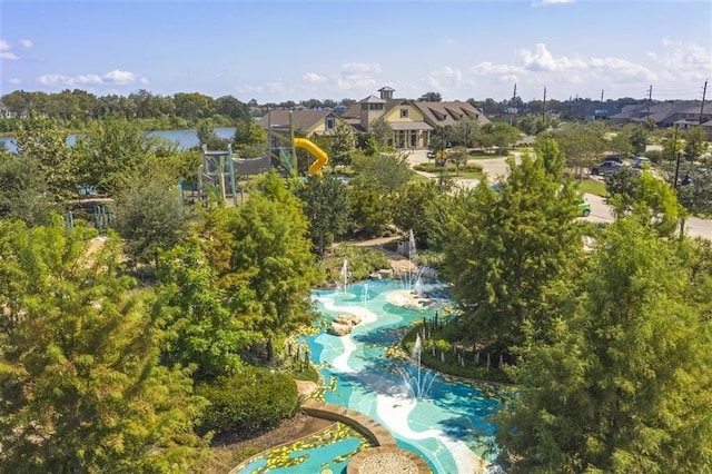 10914 Prospect Hill Ct, Missouri City, TX 77459 - aerial perspective of suburban area featuring a pool