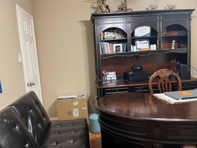 view of office area