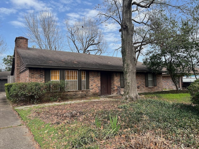 view of ranch-style house