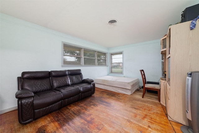 bedroom featuring hardwood / wood-style floors