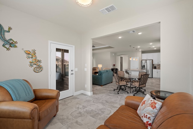 view of living room