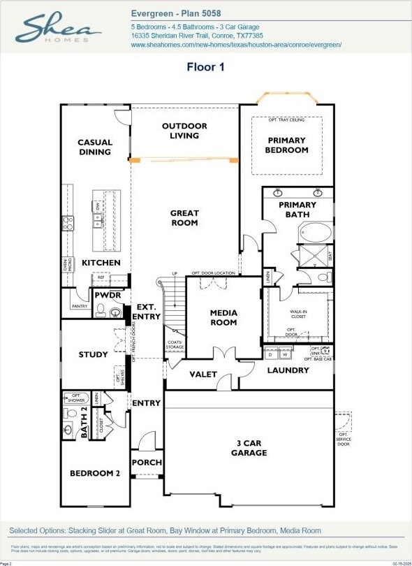 16147 Rustling Woods Rd, Conroe, TX 77302 - property floor plan