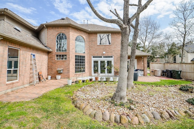 back of house featuring a patio area