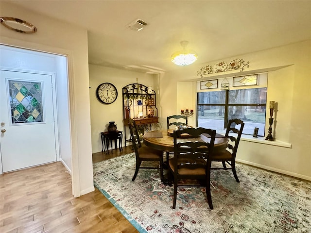 125 Clear Spgs, Trinity, TX 75862 - dining area featuring wood finished floors and baseboards