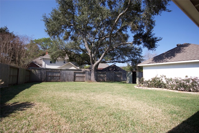 view of yard