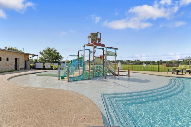 view of jungle gym