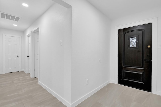 view of entrance foyer