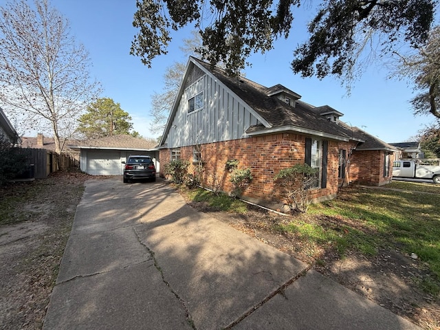 view of home's exterior