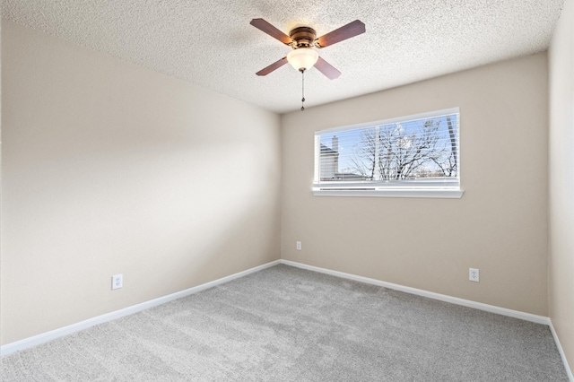 615 Harbor Mist Dr, Crosby, TX 77532 - unfurnished room featuring a textured ceiling, light carpet, and ceiling fan