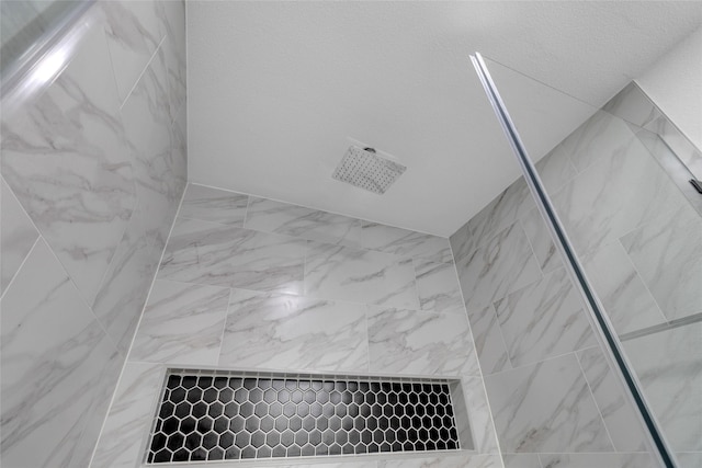 details with tiled shower