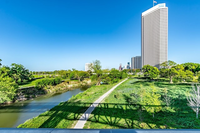 property view of water