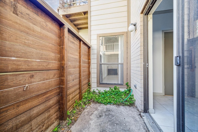 view of property entrance