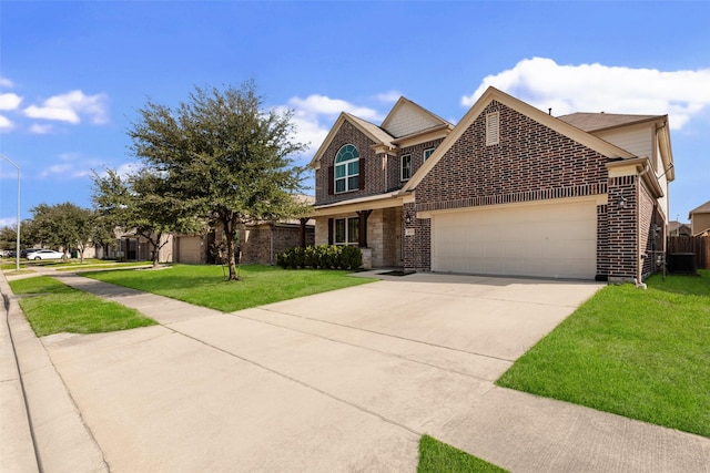 view of front of home featuring a front yard