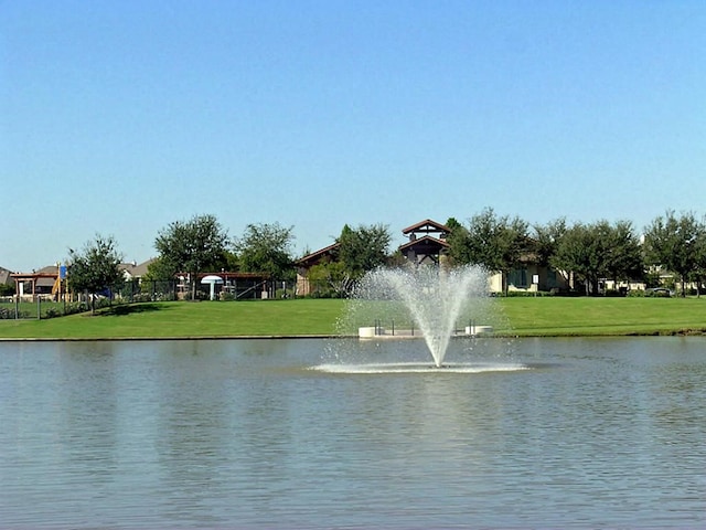 view of water feature