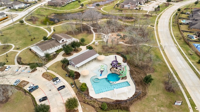 bird's eye view featuring a residential view