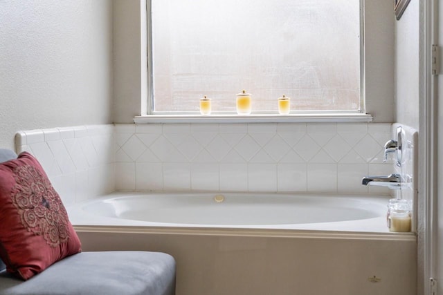 bathroom featuring a bathing tub