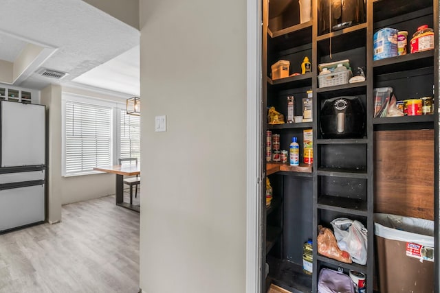 pantry featuring visible vents