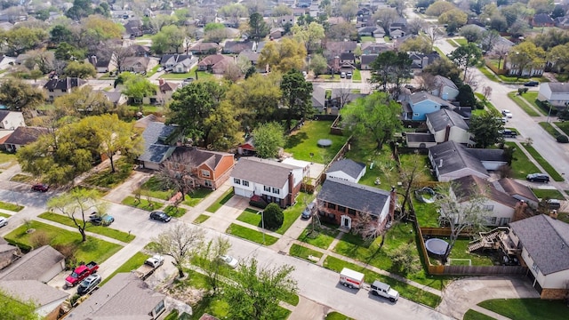 drone / aerial view featuring a residential view