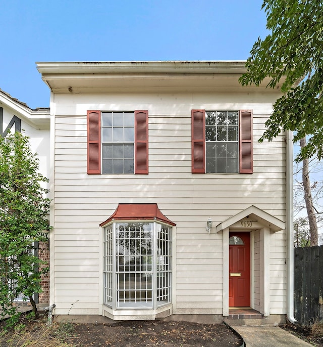 view of front of home