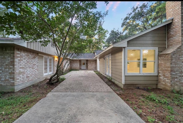 exterior space featuring a patio area