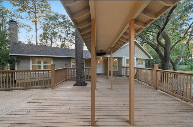 view of deck