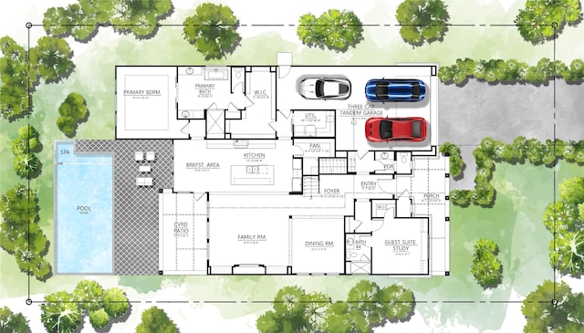 8545 Ridgepoint Dr, Houston, TX 77055 - property floor plan