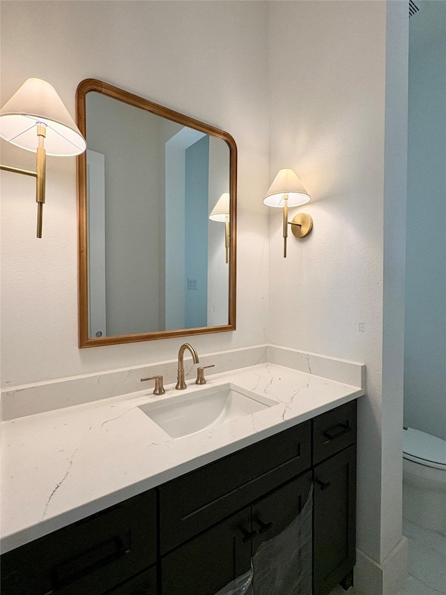 8545 Ridgepoint Dr, Houston, TX 77055 - bathroom with vanity and toilet