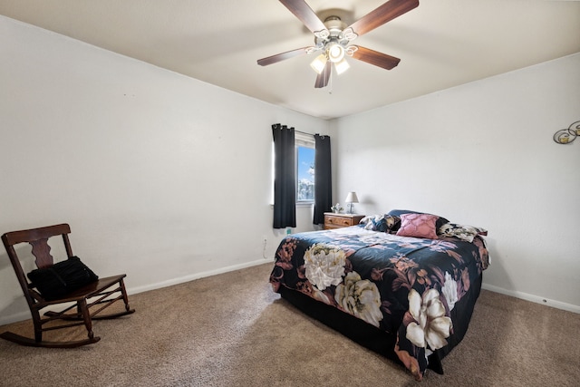 21324 Village Crossing Ln, Porter, TX 77365 - bedroom featuring carpet, baseboards, and a ceiling fan