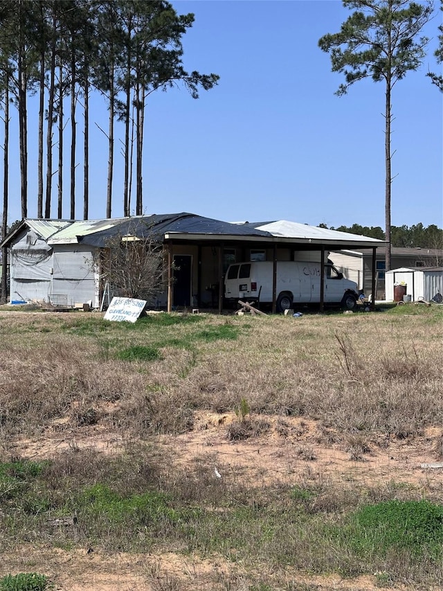 view of front of home