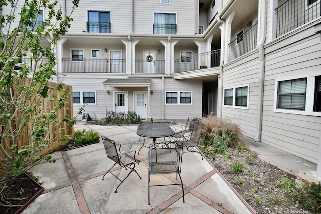 exterior space with a patio area