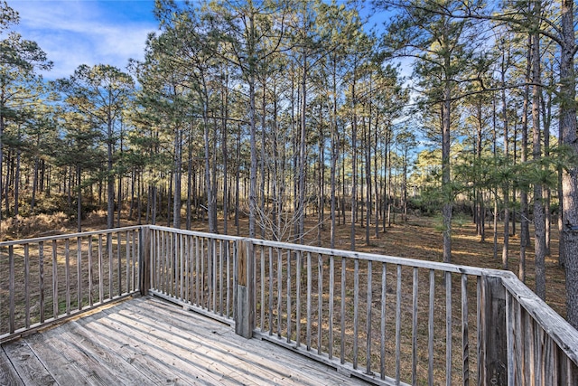 view of deck