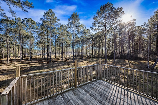 view of deck
