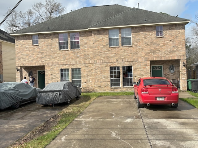 rear view of property with a patio