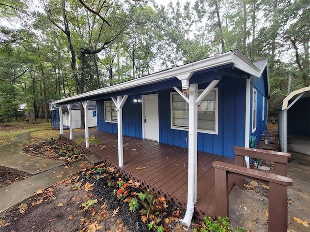 view of front of home