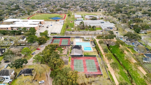 bird's eye view featuring a residential view