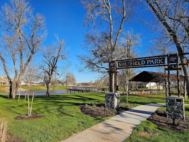 32626 Fly Fish Way, Fulshear, TX 77441 - surrounding community with a yard