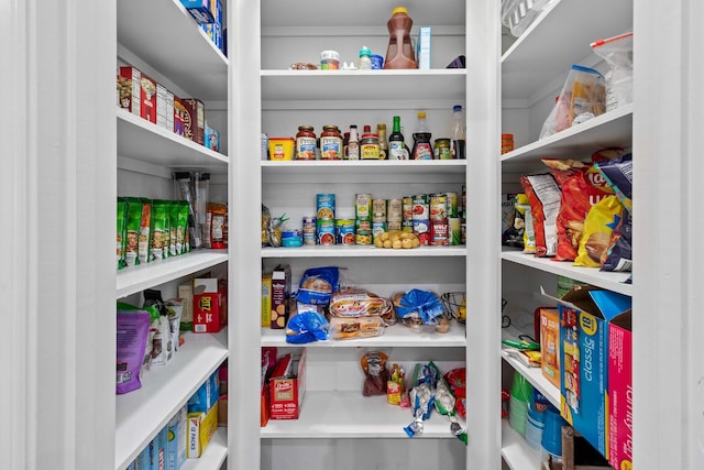 view of pantry